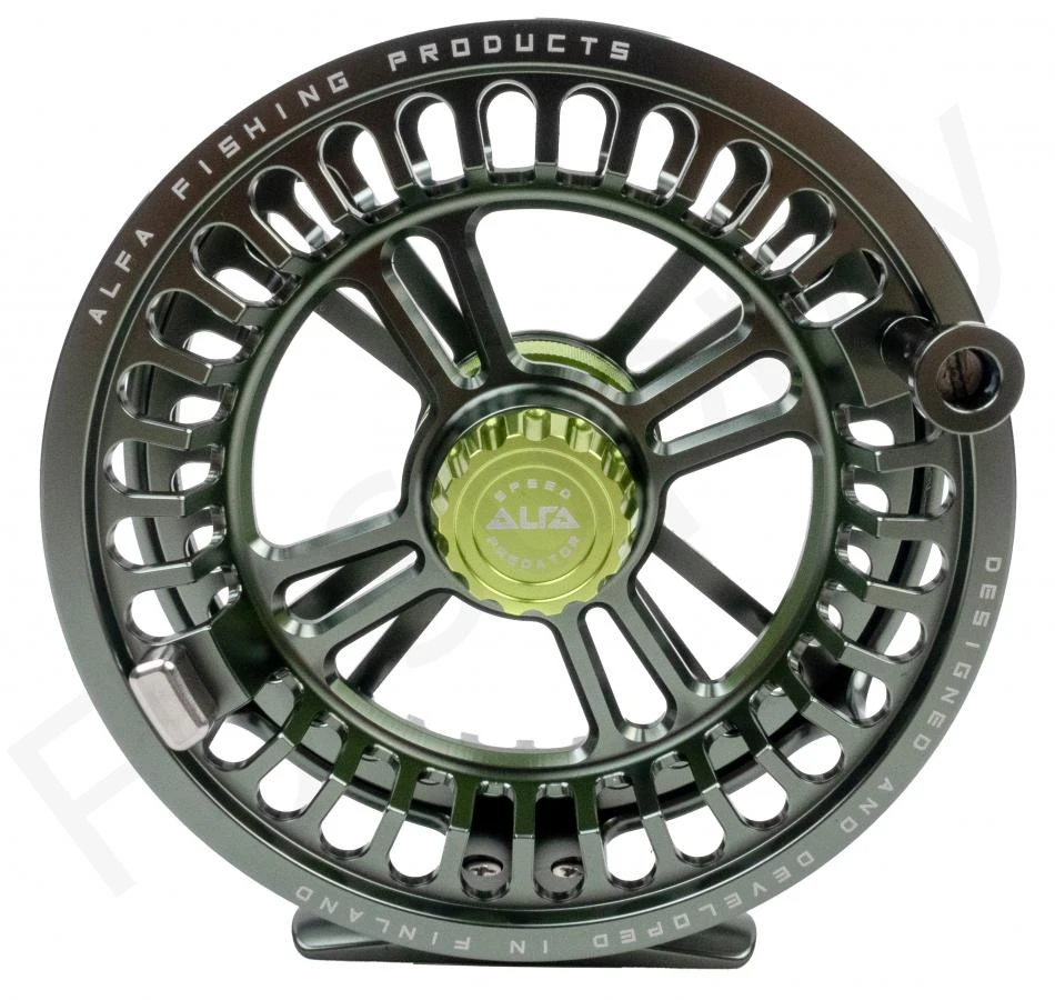 Alfa Arctic Speed Fly Reel Gun Smoke 4 Alfa Arctic Speed Fly Reel Gun Smoke - Image 2
