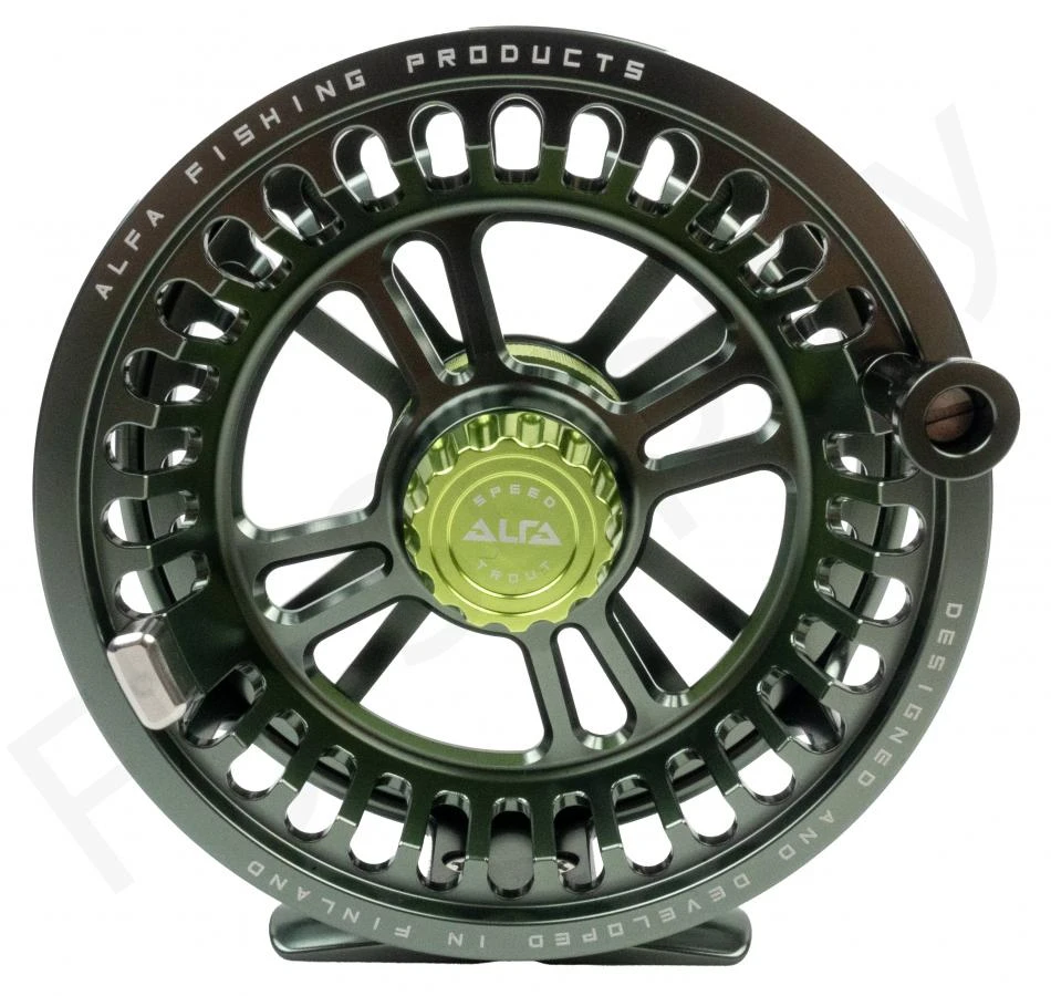 Alfa Arctic Speed Fly Reel Gun Smoke 5 Alfa Arctic Speed Fly Reel Gun Smoke - Image 3