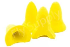 Cascade Diver Foam Heads Large 4pc -Fishing Specialty Store Cascade Diver Foam Heads Large 4pc FS TYING CDFH X yellow