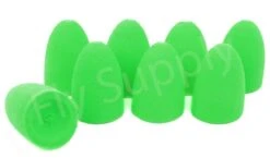 Cascade Foam Poppers Large 8pc -Fishing Specialty Store Cascade Foam Poppers Large 8pc FS TYING CFPO X lime chartreuse