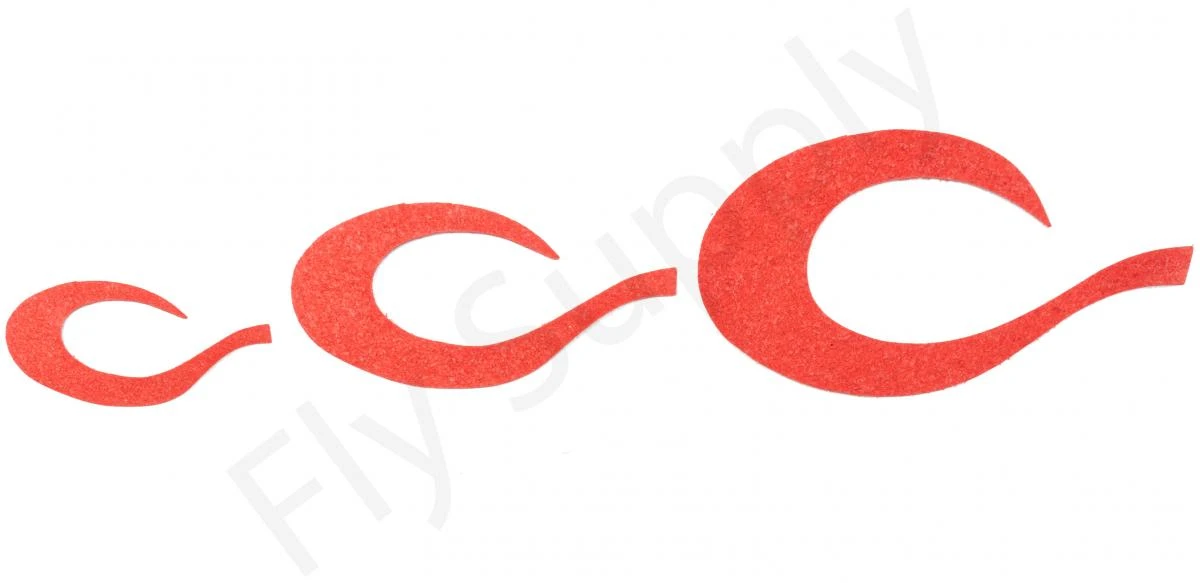 Curly Wiggle Tails Red 3 Curly Wiggle Tails Red