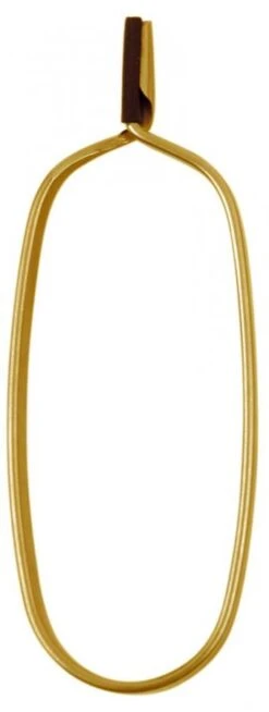 Dr. Slick Brass Hackle Pliers With Tubing Gold