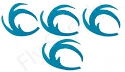 Dragon Tails XL 4pc Original Pacchiarini’s -Fishing Specialty Store Dragon Tails XL 4pc Original Pacchiarinis FSTYING DTXL X dragon tail blue