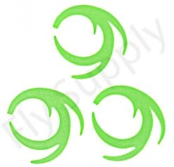 Dragon Tails XXL 3pc Original Pacchiarini’s -Fishing Specialty Store Dragon Tails XXL 3pc Original Pacchiarinis FSTYING DTXXL X chartreuse