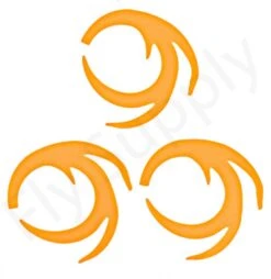 Dragon Tails XXL 3pc Original Pacchiarini’s -Fishing Specialty Store Dragon Tails XXL 3pc Original Pacchiarinis FSTYING DTXXL X fluo orange