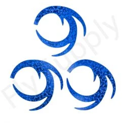 Dragon Tails XXL 3pc Original Pacchiarini’s -Fishing Specialty Store Dragon Tails XXL 3pc Original Pacchiarinis FSTYING DTXXL X holographic blue