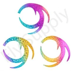 Dragon Tails XXL 3pc Original Pacchiarini’s -Fishing Specialty Store Dragon Tails XXL 3pc Original Pacchiarinis FSTYING DTXXL X rainbow