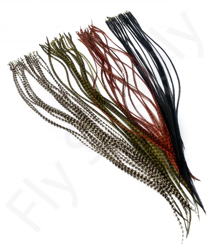 Whiting Dry Fly Saddle Feather Pack 18pc 3 Whiting Dry Fly Saddle Feather Pack 18pc