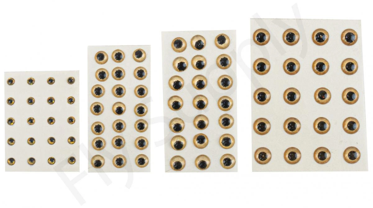 Epoxy Eyes Holographic Gold 20pc 4 Epoxy Eyes Holographic Gold 20pc - Image 2