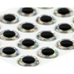 Epoxy Eyes Holographic Silver 20pc