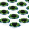 3D Epoxy Eyes Holographic Green Blue 20pc