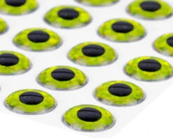 3D Epoxy Eyes Holographic Yellow 20pc