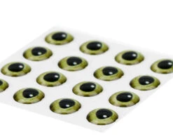 3D Epoxy Eyes Realistic Green 16pc