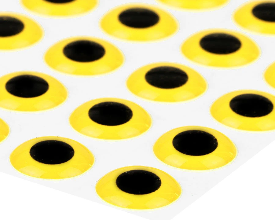 3D Epoxy Eyes Yellow 20pc 5 3D Epoxy Eyes Yellow 20pc - Image 3