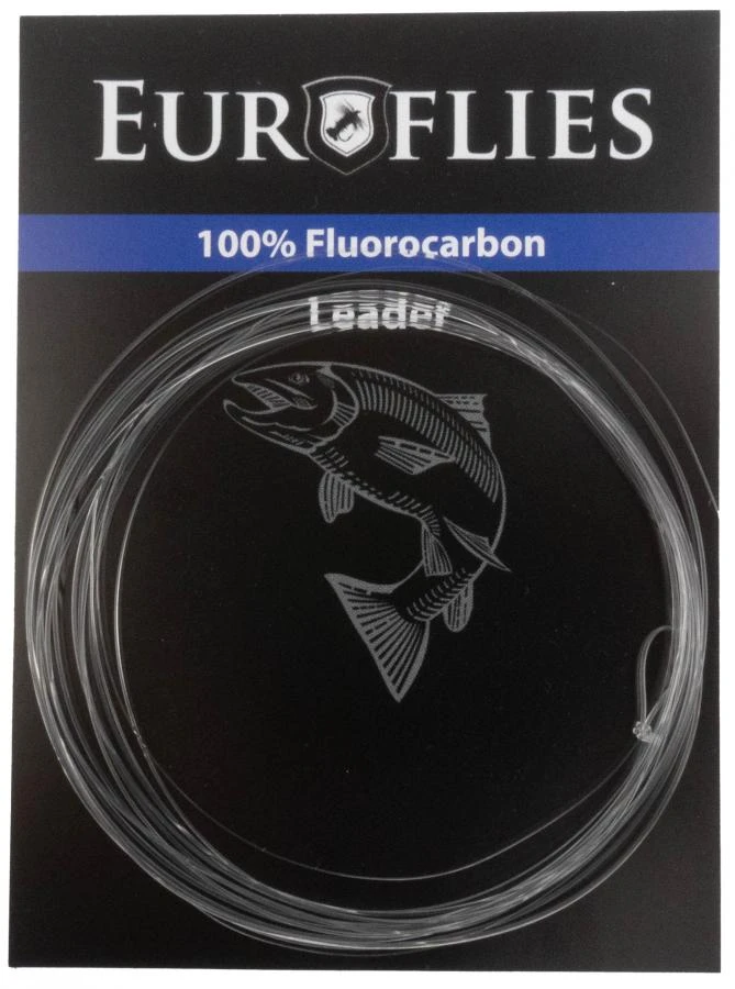 Euro Flies Fluorocarbon Tapered Leader 9ft 3 Euro Flies Fluorocarbon Tapered Leader 9ft
