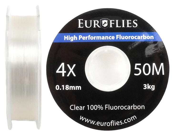 Euro Flies Fluorocarbon Tippet 50 Meter 3 Euro Flies Fluorocarbon Tippet 50 Meter