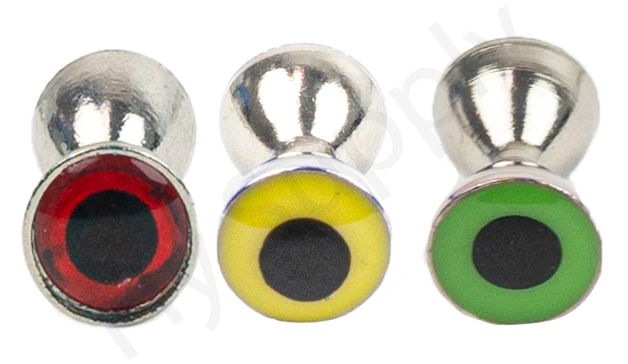 Euro Flies Heavyweight Brass Dumbbell Eyes 10pc 3 Euro Flies Heavyweight Brass Dumbbell Eyes 10pc