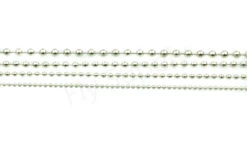 Bead Chain Eyes Silver