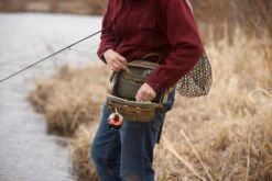 Fishpond Blue River Chest/Lumbar Pack Khaki/Sage Green -Fishing Specialty Store Fishpond Blue River ChestLumbar Pack KhakiSage Green BRCP KS blueriver access 1