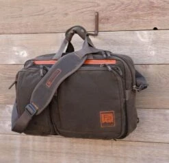 Fishpond Boulder Briefcase Peat Moss -Fishing Specialty Store Fishpond Boulder Briefcase Peat Moss BB PM boulderbriefcase front2