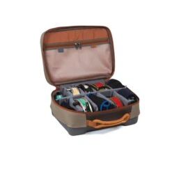 Fishpond Stowaway Reel Case Granite -Fishing Specialty Store Fishpond Stowaway Reel Case Granite SRC G stowaway open 2