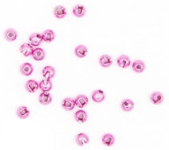 Fly Scene Tungsten Slotted Beads Metallic Hot Pink 25pc