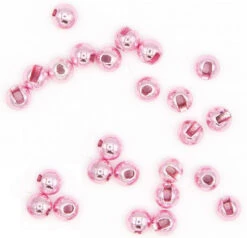 Fly Scene Tungsten Slotted Beads Metallic Pink 25pc
