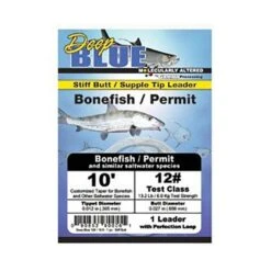 Frog Hair Deep Blue Bonefish/Permit 10ft Leader -Fishing Specialty Store Frog20Hair20Leader20Bonefish