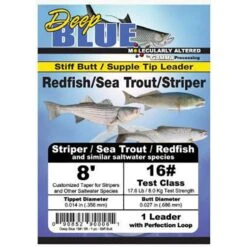 Frog Hair Deep Blue Seatrout/Seabass 8ft Leader