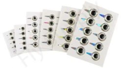 Funky Tab Eyes Mirage/White 10pc