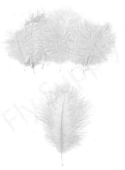 Mini Ostrich Marabou Plumes -Fishing Specialty Store Mini Ostrich Marabou plumes 40 83XXX wit wm 1