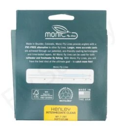 Monic Henley Intermediate Clear Fly Line -Fishing Specialty Store Monic Henley Intermediate Clear Fly Line NFD338 XXX henley intermediate clear saltwater achterkant