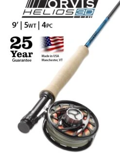 Orvis Helios 3D Blue Fly Rod 4 Pc -Fishing Specialty Store Orvis Helios 3D Blue Fly Rod 4 pc LE25PNXXX 2m4820vfblueout lg