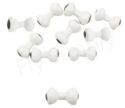 Painted Lead Eyes Pearl/Black -Fishing Specialty Store Painted Lead Eyes PearlBlack 37 137XX medium