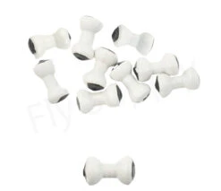 Painted Lead Eyes Pearl/Black -Fishing Specialty Store Painted Lead Eyes PearlBlack 37 137XX small