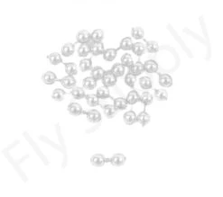 Plastic Twin Beads 20pc -Fishing Specialty Store Plastic Twin Beads 20pc PLASTTWIN XXX silver