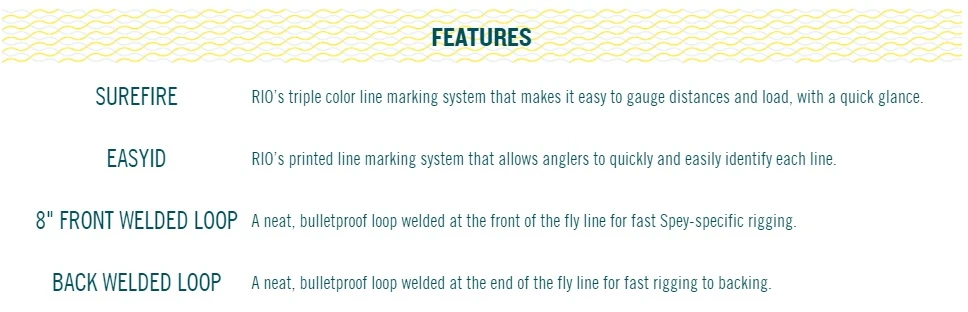 RIO Elite GT Floating Fly Line Blue/Orange/Sea Grass 7 RIO Elite GT Floating Fly Line Blue/Orange/Sea Grass - Image 5