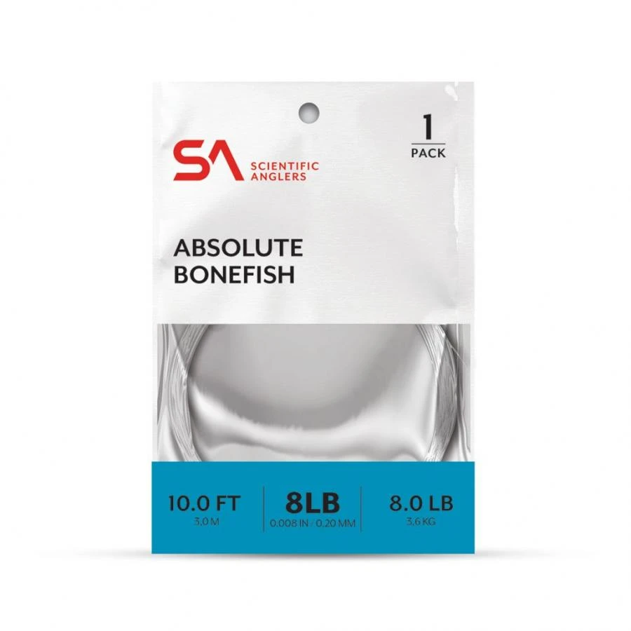 Scientific Anglers Absolute Bonefish Leader 10′ 3 Scientific Anglers Absolute Bonefish Leader 10′