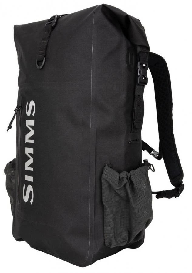Simms Dry Creek Rolltop Backpack Black 3 Simms Dry Creek Rolltop Backpack Black