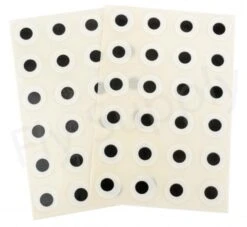 Stick On Eyes Black/white