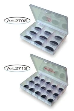 Stonfo Magnetic 9 Compartments Clear Box