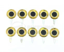 Funky Tab Eyes Gold/Silver 10pc
