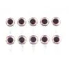Funky Tab Eyes Mirage/Hot Pink 10pc 1 Funky Tab Eyes Mirage/Hot Pink 10pc -Fishing Specialty Store TabMiragePink