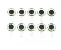 Funky Tab Eyes Mirage/White 10pc 7 Funky Tab Eyes Mirage/White 10pc -Fishing Specialty Store TabMirageWhite