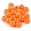 Tungsten Beads Orange Metallic 25pc