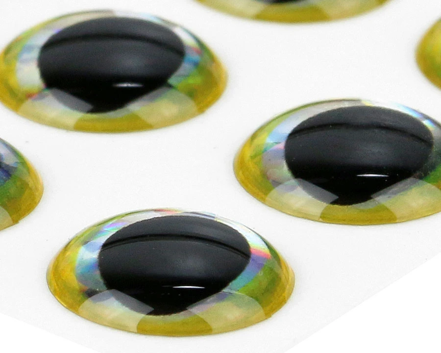 Ultra 3D Epoxy Eyes Yellow 20pc 3 Ultra 3D Epoxy Eyes Yellow 20pc