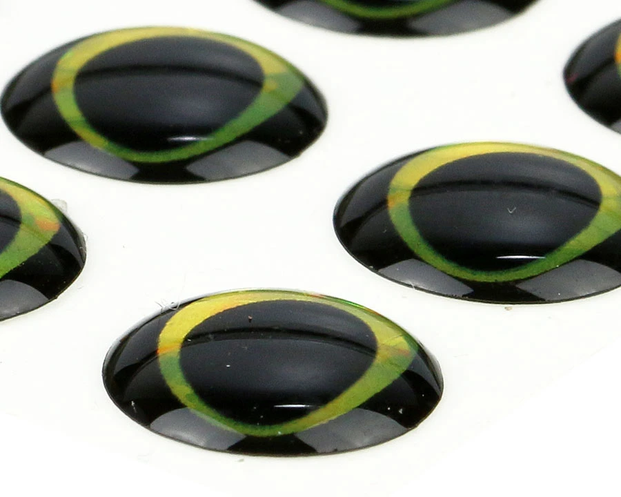 Ultra 3D Epoxy Eyes Black Gold 20pc 3 Ultra 3D Epoxy Eyes Black Gold 20pc