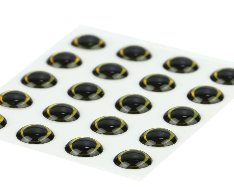 Ultra 3D Epoxy Eyes Black Gold 20pc 4 Ultra 3D Epoxy Eyes Black Gold 20pc - Image 2