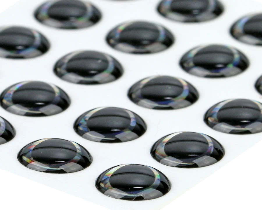 Ultra 3D Epoxy Eyes Black Silver 20pc 4 Ultra 3D Epoxy Eyes Black Silver 20pc - Image 2