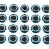 Funky Ultra Eyes 3D Eyes 10mm 20pc -Fishing Specialty Store Ultra3D10mmbluesilver